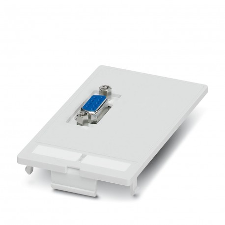 SI-FP-D1A 1404501 PHOENIX CONTACT Placa frontal con insertos de contactos, plástico, 1x D-SUB 9 (hembra/hemb..