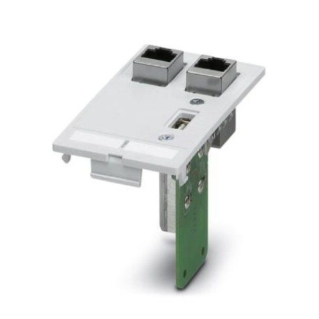 SI-FP-2R1A-U1A 1404506 PHOENIX CONTACT Placa frontal de datos con insertos de contactos, plástico con chapa ..