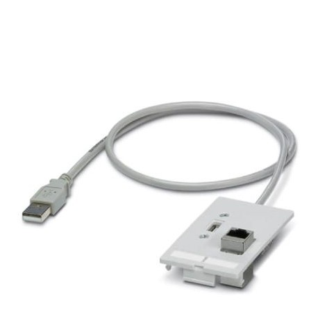 SI-FP-R1A-U1A/0,7 1404512 PHOENIX CONTACT Placa frontal de datos con inserto de contactos, plástico con chap..