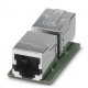 VS-08-BU/BU-RJ45-F 1405617 PHOENIX CONTACT Giunto RJ45, Grado di protezione: IP20, N. poli: 8, 1 Gbit/s, CAT..