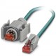 VS-IP67-IP20-93E-LI/2,0 1405921 PHOENIX CONTACT Cable Ethernet confeccionado, CAT5e, apantallado, 2 pares, A..