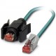 VS-IP67/B-IP20-93E-LI/2,0 1405950 PHOENIX CONTACT Câble Ethernet préconfectionné, CAT5e, blindé, 2 paires, A..