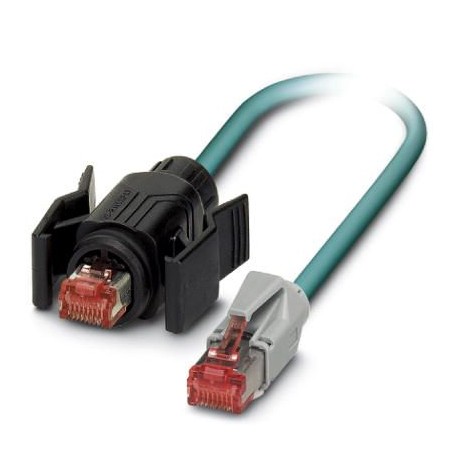 VS-IP67/B-IP20-93E-LI/2,0 1405950 PHOENIX CONTACT Собранный кабель, CAT5e, экранированный, 2 пары Ethernet, ..