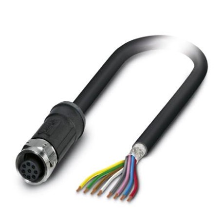 SAC-8P- 2,0-28X/M12FS SH OD 1407282 PHOENIX CONTACT Cabo sensor/atuador