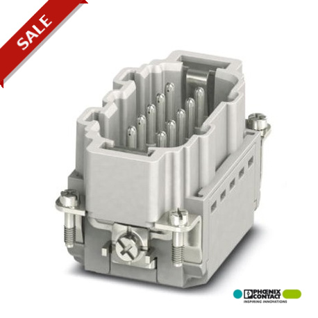 HC-B10-I-PT-M 1407730 PHOENIX CONTACT inserção HEAVYCON masculina, série B10, 10 + PE pólo de conexão "push-..