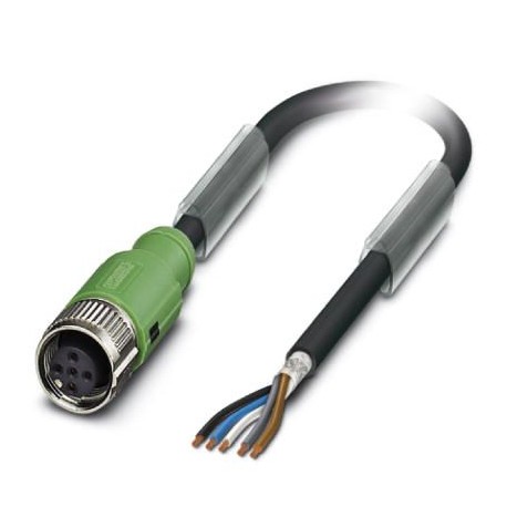 SAC-5P- 1,5-PUR/FS SH SCO 1407787 PHOENIX CONTACT Sensor/Actuator cable, 5-position, PUR halogen-free, black..