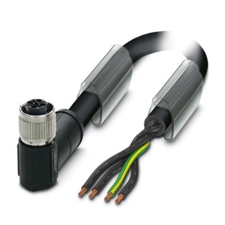 SAC-4P- 5,0-PUR/FRS PE SCO 1408853 PHOENIX CONTACT Cable de potencia, 4-polos, PUR sin halógenos, negro gris..