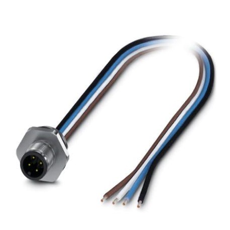 SACC-E-M12MS-4P-M16XL/0,5 1411577 PHOENIX CONTACT Conector enchufable de montaje incorp.