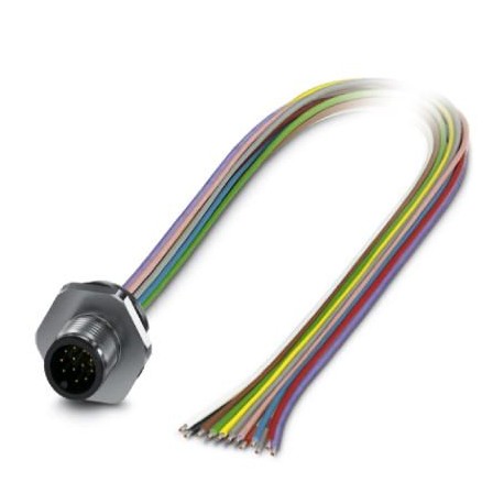 SACC-E-M12MS-8P-M16XL/0,5 1411581 PHOENIX CONTACT Conector de montagem