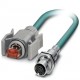 VS-M12FSBP-IP67-94B-LI/5,0 1412231 PHOENIX CONTACT Assembled Ethernet cable, shielded, 4-pair, AWG 26 strand..