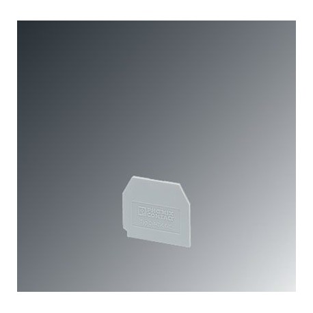 D-MBK 6/E 1413049 PHOENIX CONTACT Tapa final, longitud: 35 mm, anchura: 1,5 mm, altura: 30,1 mm, color: gris