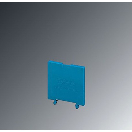 D-MBK 3/5 BU 1413104 PHOENIX CONTACT Tapa final, longitud: 28 mm, anchura: 2,5 mm, altura: 30,2 mm, color: a..
