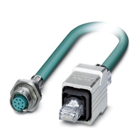 VS-M12FSBP-PPC/ME-94C-LI/2,0 1413599 PHOENIX CONTACT Cable Ethernet confec., apant., 4 pares, AWG 26 apto p...