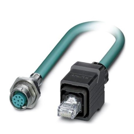 VS-M12FSBP-PPC/PL-94C-LI/2,0 1413683 PHOENIX CONTACT Cable Ethernet confec., apant., 4 pares, AWG 26 apto p...