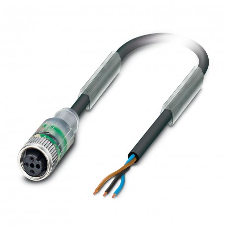 SAC-3P- 1,5-PVC/M12FS-2L 1414556 PHOENIX CONTACT Кабель для датчика / исполнительного элемента