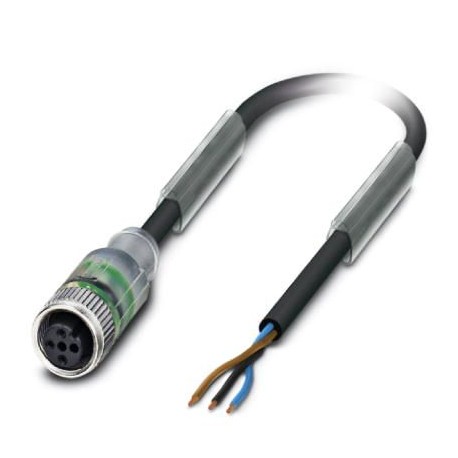 SAC-3P- 3,0-PVC/M12FS-2L 1414561 PHOENIX CONTACT Sensor/actuator cable