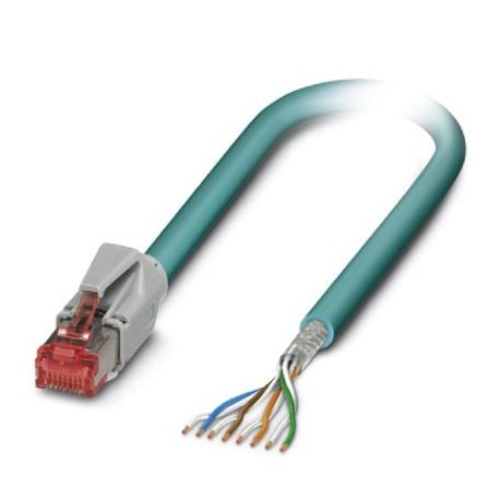 VS-IP20-OE-94F-LI/2,0 1415255 PHOENIX CONTACT Cable Ethernet confeccionado, CAT6, apantallado, 4 pares, AWG ..