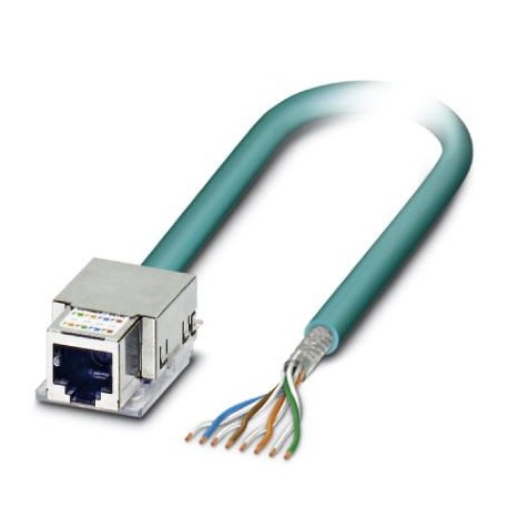VS-BU/C6-OE-94F-LI/2,0 1415429 PHOENIX CONTACT Cable Ethernet confeccionado, CAT6, apantallado, 4 pares, AWG..