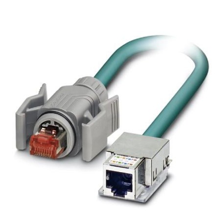 VS-BU/C6-IP67-94F-LI/5,0 1415733 PHOENIX CONTACT Cable Ethernet confeccionado, CAT6, apantallado, 4 pares, A..