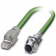 VS-IP20-M12FSBP-93B-LI/2,0 1416158 PHOENIX CONTACT Cable PROFINET confeccionado, CAT 5e, apantallado, de cua..