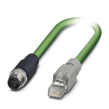 NBC-M12MSD/ 2,0-93C/R4AQ 1416188 PHOENIX CONTACT Cable de red, PROFINET CAT5 (100 MBit/s), EtherCAT® CAT5 (1..