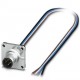 SACC-SQ-M12MS-4CON-20/0,5 1419784 PHOENIX CONTACT Conect. enchuf. para apar. pared delant., Universal, 4-pol..