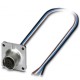 SACC-SQ-M12FS-4CON-25F/0,5 1420003 PHOENIX CONTACT Sensor / Actuator утопленный разъем типа, 4-х поз., M12, ..