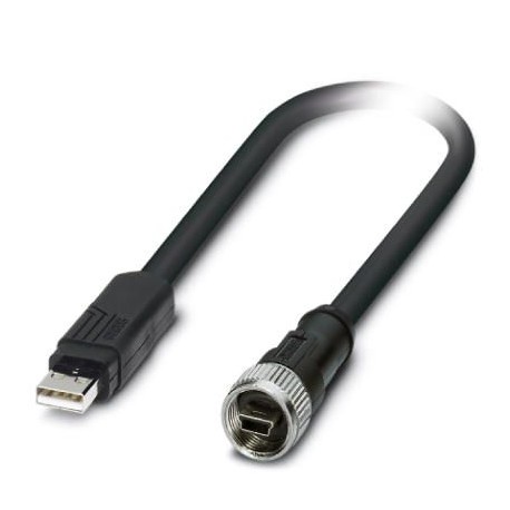 VS-FSDB-IP20SDA/981/1,0 SCO 1420168 PHOENIX CONTACT Cable USB-confeccionado, apantallado, color negro, envol..