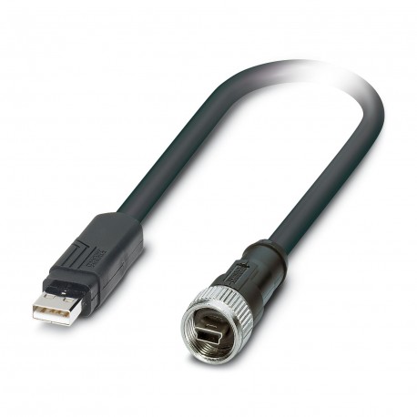 VS-FSDB-IP20SDA/981/2,0 SCO 1420171 PHOENIX CONTACT Cable USB-confeccionado, apantallado, color negro, envol..
