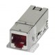 VS-08-BU-RJ45/10G-F 1424009 PHOENIX CONTACT RJ45 socket insert, for Freenet-System, CAT6A, 8-pos., shielded,..