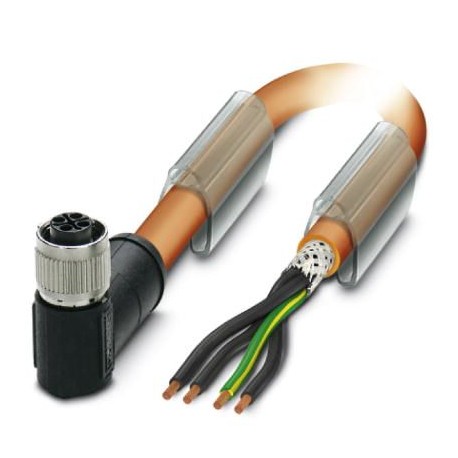 SAC-4P-10,0-PUR/M12FRS PE SH 1424103 PHOENIX CONTACT Cavo Power, 4-poli, PUR senza alogenati, arancione RAL ..