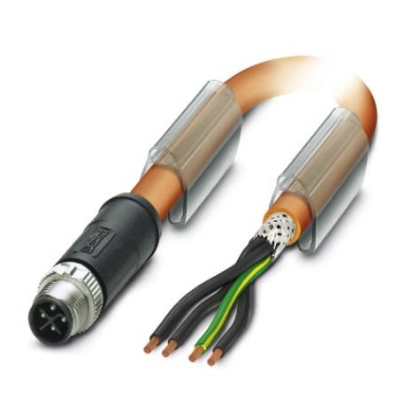 SAC-4P-MSS/ 1,5-PUR PE SH SCO 1424104 PHOENIX CONTACT Cable de potencia, 4-polos, PUR sin halógenos, naranja..
