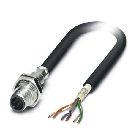 SACCBP-M12MS-6CON-M16/0,5-970 1429059 PHOENIX CONTACT Conector enchufable de montaje incorporado para sistem..