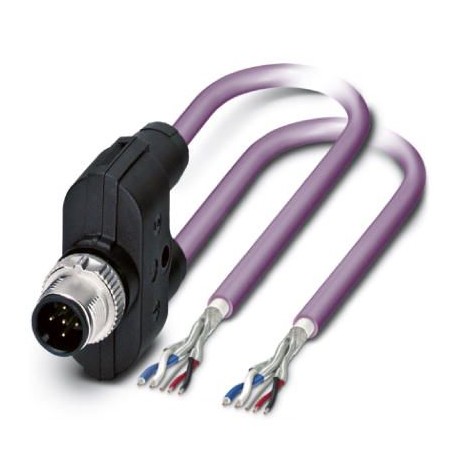 SAC-5PY-M/2X15,0-920 1436110 PHOENIX CONTACT Cable de sistema de bus, CANopen®, DeviceNet™, 5-polos, PUR sin..