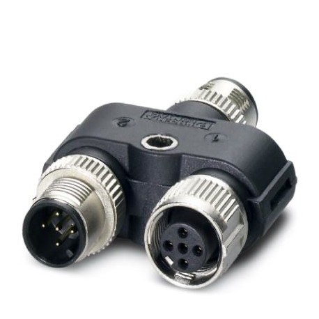 SAC-5PY-M/F-M VP SH 1438079 PHOENIX CONTACT Distribuidor en Y, 5-polos, apantallado, Conector recta M12 SPEE..