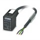 SAC-3P-10,0-PUR/BI 1438862 PHOENIX CONTACT Cable para sensores/actuadores, 3-polos, PUR sin halógenos, negro..