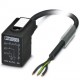 SAC-3P- 5,0-PUR/BI 1439065 PHOENIX CONTACT Cable para sensores/actuadores, 3-polos, PUR sin halógenos, negro..