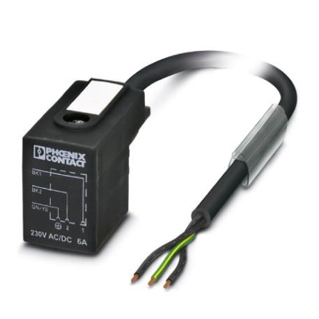 SAC-3P- 5,0-PUR/BI 1439065 PHOENIX CONTACT Cable para sensores/actuadores, 3-polos, PUR sin halógenos, negro..
