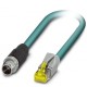 VS-M12MSS-IP20-94F/ 5,0/10G 1440627 PHOENIX CONTACT Assembled Ethernet cable, CAT6A, shielded, 4-pair, AWG 2..