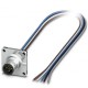 SACC-SQ-M12MS-5CON-25F/0,5 1440973 PHOENIX CONTACT Sensor-/Aktor-Einbaustecker, 5-polig, M12, A-kodiert, Vor..