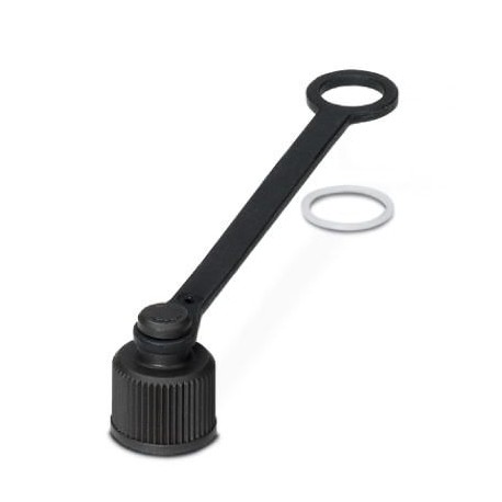 PROT-M 8 FS-PA-CHAIN-EYE 1441082 PHOENIX CONTACT Capuchón roscado M8 de plástico con cinta de sujeción, para..