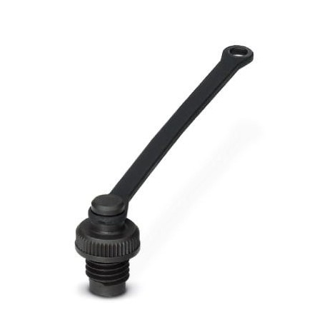 PROT-M 8 MS-PA-CHAIN-EYE-DM3 1441105 PHOENIX CONTACT Capuchón roscado M8 de plástico con cinta de sujeción, ..