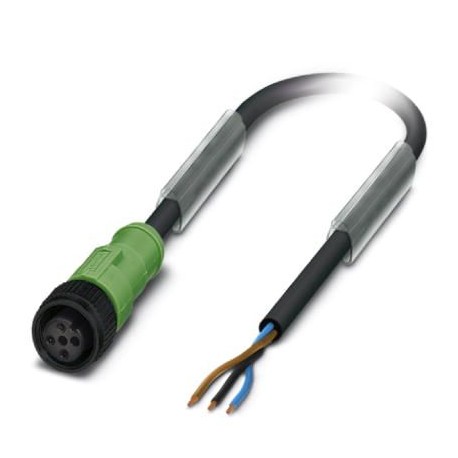 SAC-3P- 5,0-PUR/M12FS P 1442450 PHOENIX CONTACT Sensor/actuator cable