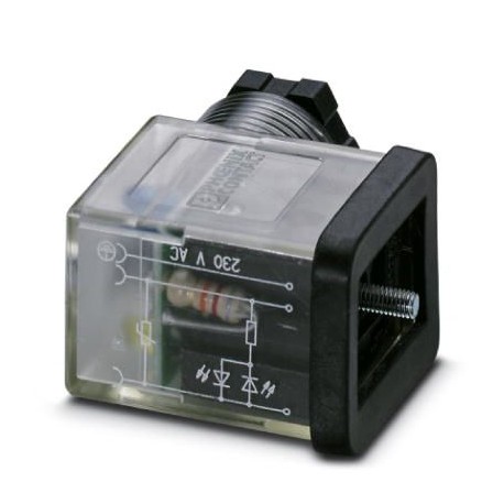 SACC-VB-3CON-M16/B-1L-SV 230V 1452220 PHOENIX CONTACT Conector de válvula, Universal, 3-polos, Conector de v..
