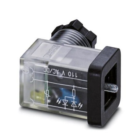 SACC-VB-3CON-M12/C-1L-SV 110V 1452275 PHOENIX CONTACT Conector de válvula, 3 polos, construcción C, 1 LED, c..