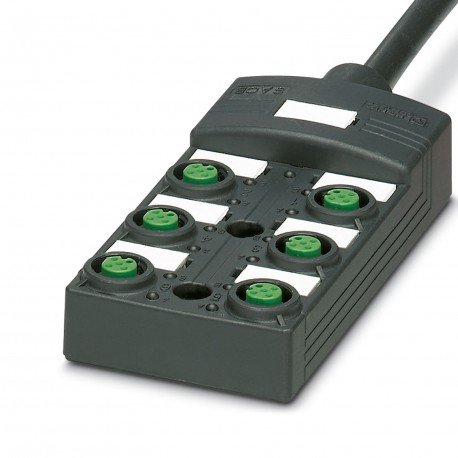 SACB-6/ 6-10,0PUR SCO P 1452466 PHOENIX CONTACT Box sensore/attuatore, Applicazione: Standard, Collegamento:..