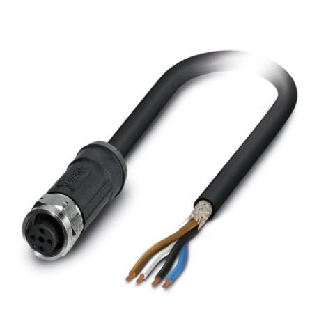 SAC-4P- 2,0-28X/M12FS SH OD 1454150 PHOENIX CONTACT Câbles pour capteurs/actionneurs