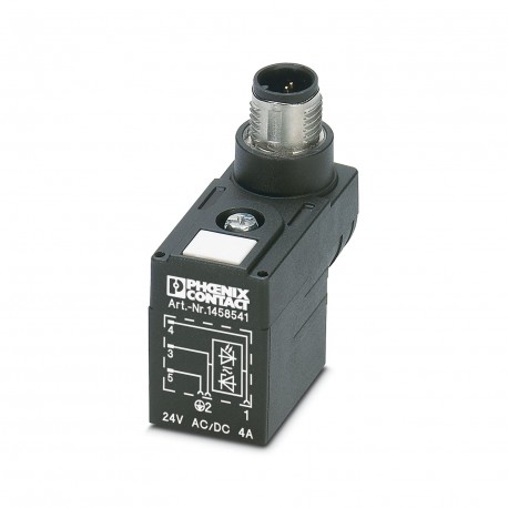 SAC-3P-MS/B-1L-Z SCO 1458541 PHOENIX CONTACT Connecteur pour électrovannes, 3-pôles, Connecteur droite M12, ..