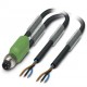 SAC-3P-M8Y/2X 1,5-PUR 1458622 PHOENIX CONTACT Cable para sensores/actuadores