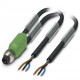 SAC-3P-M8Y/2X 5,0-PUR 1458648 PHOENIX CONTACT Cavo sensore-attuatore